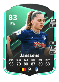 Jill Janssens SQUAD FOUNDATIONS 83 OVR