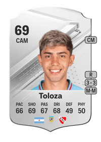 Santiago Toloza Rare 69 OVR