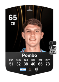 Joaquín Pombo CONMEBOL Libertadores 65 OVR