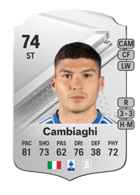 Nicolò Cambiaghi Rare 74 OVR