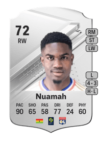 Ernest Nuamah Rare 72 OVR