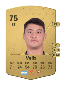 Alejo Veliz Common 75 OVR