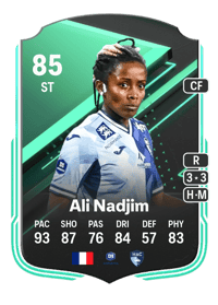 Nadjma Ali Nadjim SQUAD FOUNDATIONS 85 OVR