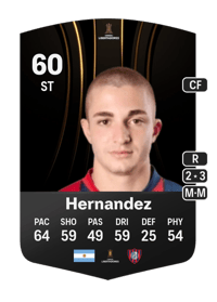 Matías Hernandez CONMEBOL Libertadores 60 OVR