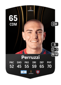 Francisco Perruzzi CONMEBOL Libertadores 65 OVR