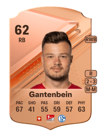 Adrian Gantenbein Rare 62 OVR