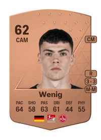 Marcel Wenig Common 62 OVR