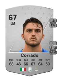 Niccolò Corrado Common 67 OVR