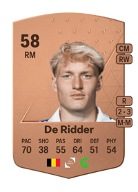 Noah De Ridder Common 58 OVR
