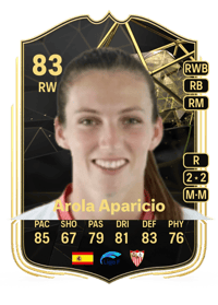 Arola Aparicio Team of the Week 83 OVR