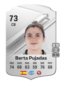 Berta Pujadas Rare 73 OVR