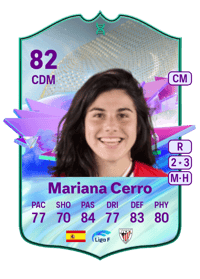 Mariana Cerro In-Progress Future Stars Evolution 82 OVR