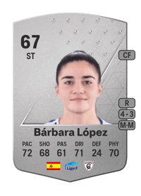 Bárbara López Common 67 OVR