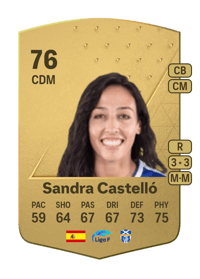 Sandra Castelló Common 76 OVR