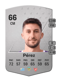 Rodrigo Pérez Common 66 OVR