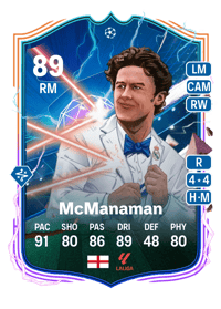 Steve McManaman UEFA Heroes (Mens) 89 OVR