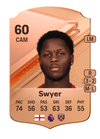 Kamarai Swyer Rare 60 OVR