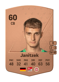 Justin Janitzek Common 60 OVR