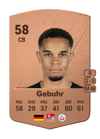 Dario Ndubuisi Gebuhr Common 58 OVR