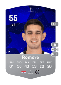 Juan Manuel Romero CONMEBOL Sudamericana 55 OVR