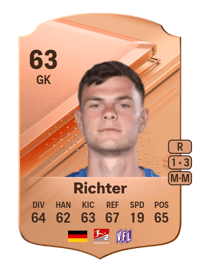 David Richter Rare 63 OVR