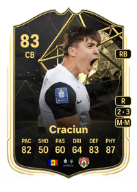 Artur Craciun Team of the Week 83 OVR