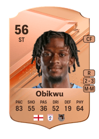 Justin Obikwu Rare 56 OVR