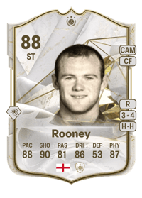 Wayne Rooney Icon 88 OVR