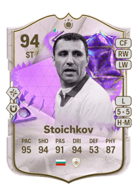 Hristo Stoichkov Ultimate Birthday ICON 94 OVR