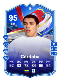 Iván Córdoba Greats of the Game Hero 95 OVR