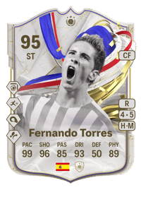 Fernando Torres Greats of the Game Icon 95 OVR