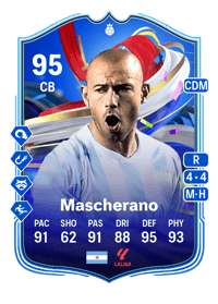 Javier Mascherano Greats of the Game Hero 95 OVR