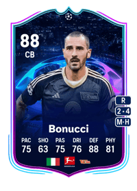 Leonardo Bonucci UCL Road to the Knockouts 88 OVR