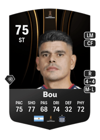 Gustavo Bou CONMEBOL Libertadores 75 OVR