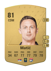 Nemanja Matić Common 81 OVR