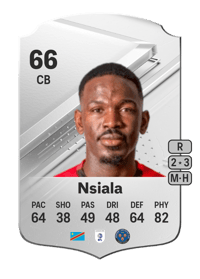 Toto Nsiala Rare 66 OVR