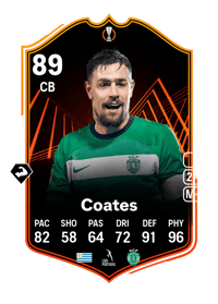 Sebastián Coates UEL Road to the Final 89 OVR