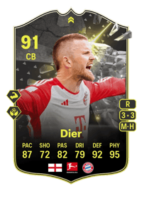 Eric Dier Showdown Plus 91 OVR