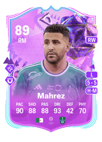 Riyad Mahrez Ultimate Birthday 89 OVR