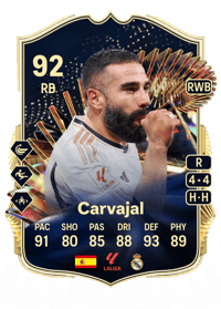Carvajal Team of the Season 92 OVR