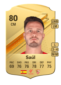 Saúl Rare 80 OVR