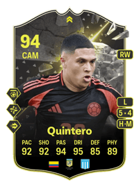 Juan Fernando Quintero Showdown Plus 94 OVR