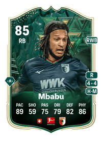 Kevin Mbabu Winter Wildcards 85 OVR