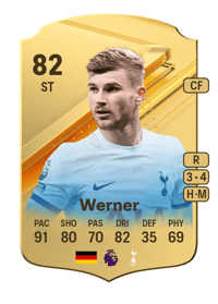 Timo Werner Rare 82 OVR