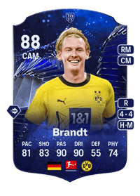 Julian Brandt TOTY Honourable Mentions 88 OVR