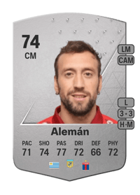Brahian Alemán Common 74 OVR