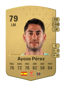 Ayoze Pérez Common 79 OVR
