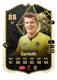 Alexander Sørloth Team of the Week 88 OVR