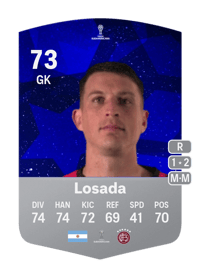 Nahuel Losada CONMEBOL Sudamericana 73 OVR