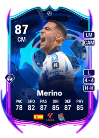 Merino UCL Road to the Final 87 OVR